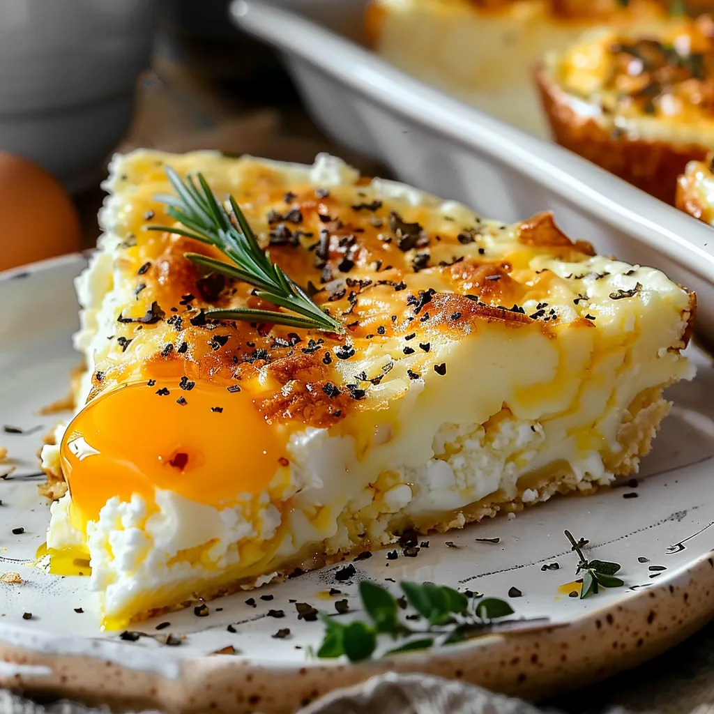 Gratin d’œufs au fromage blanc au four | Ultra facile