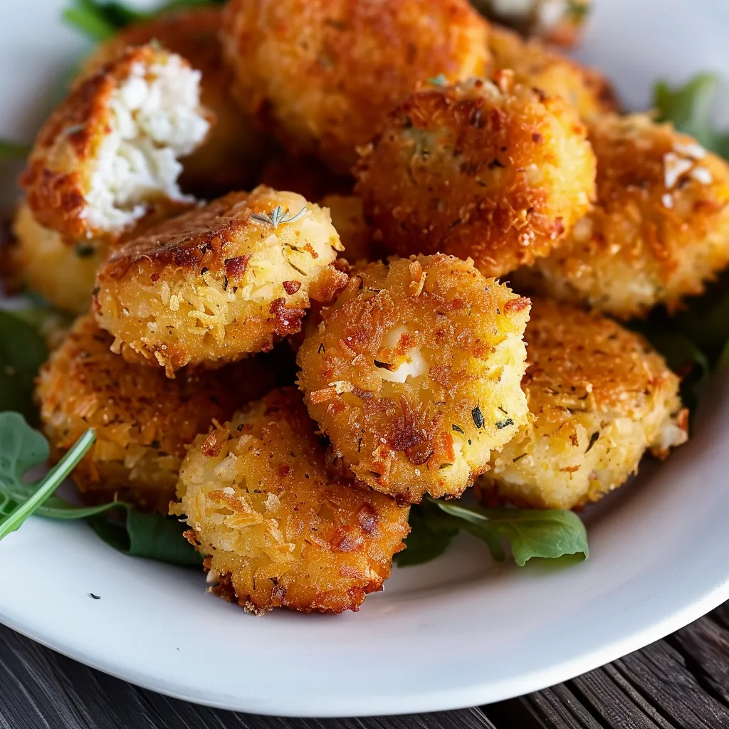 Croquettes chou-fleur rapides et simples au fromage blanc | Option saine
