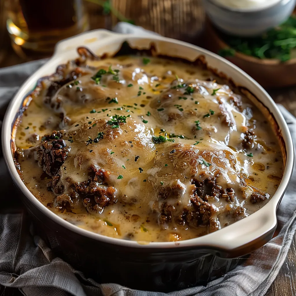 Gratin de Steak Haché Façon Amish