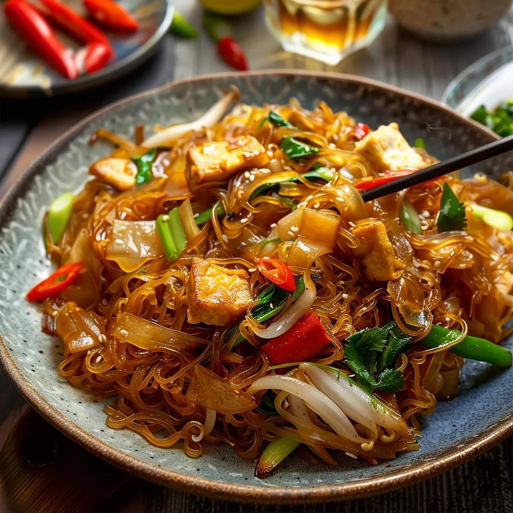 Pad Woon Sen Vegan - Version Thaï Simple