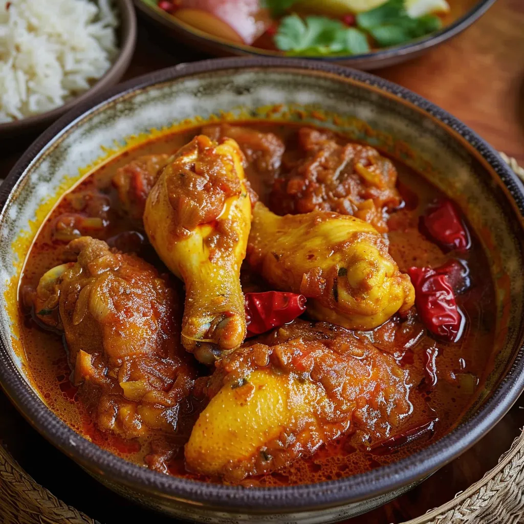 Curry Birman Authentique au Poulet