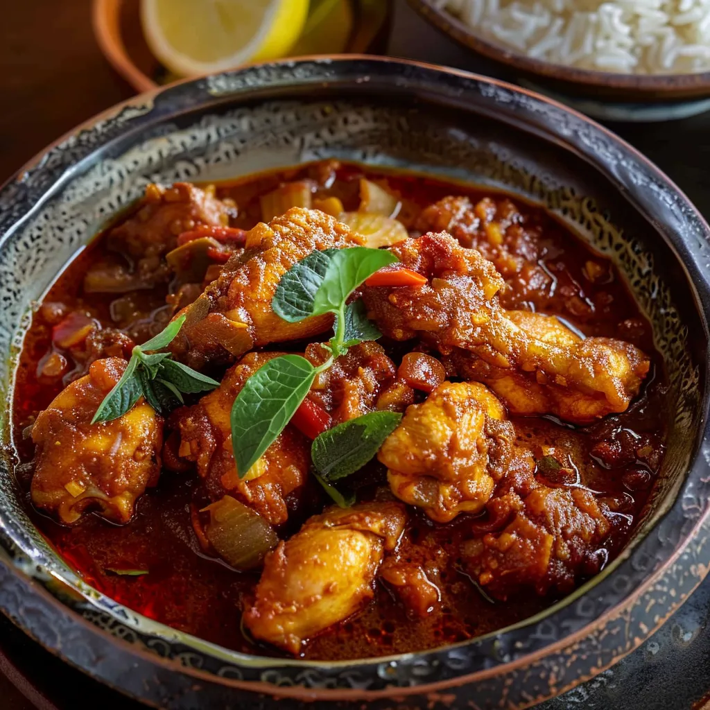 Curry Birman Authentique au Poulet Maison