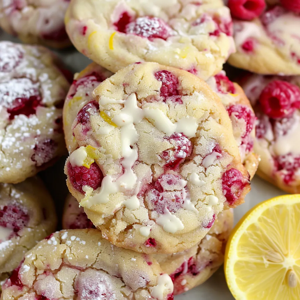 Cookies moelleux citron framboise sans gluten – facile et raffiné
