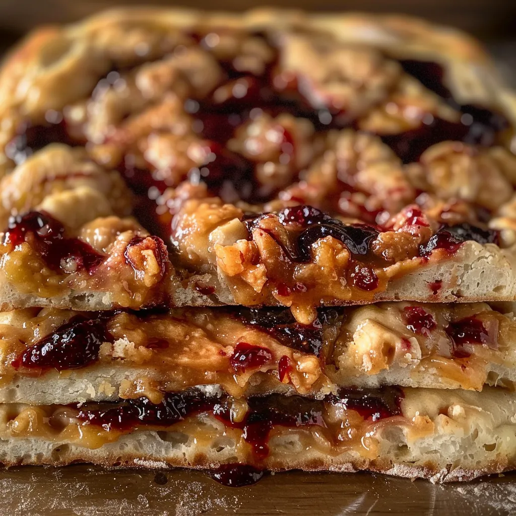 Focaccia Beurre Cacahuète Confiture - Version Unique