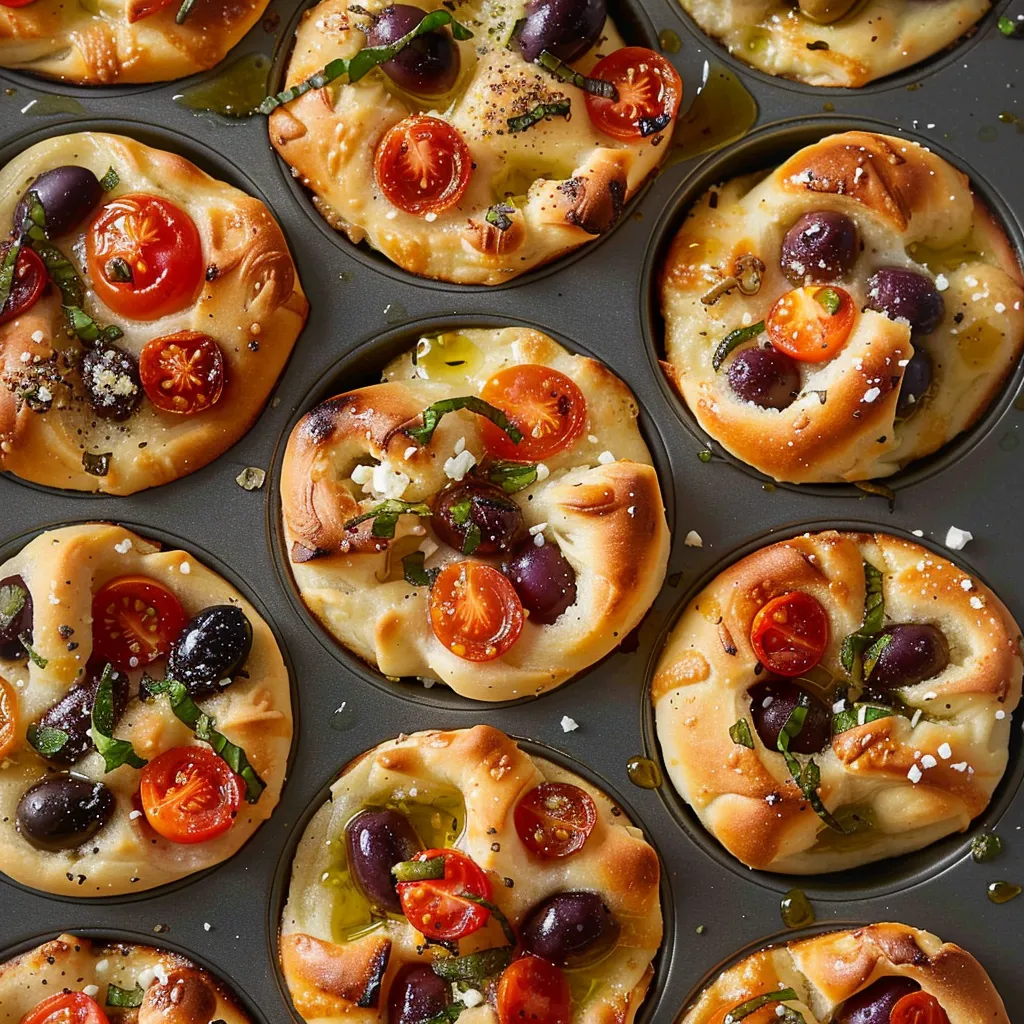 Mini Focaccia Gourmandes