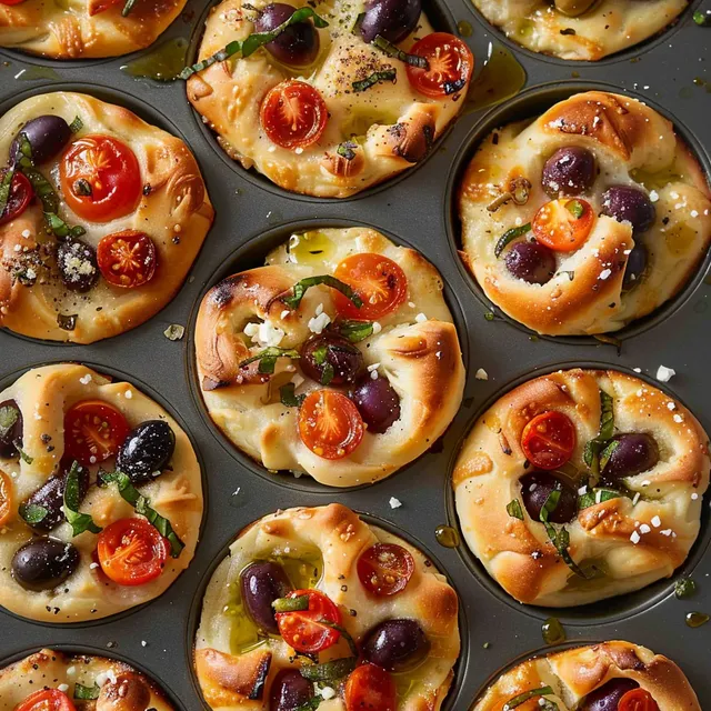 Mini Focaccia Gourmandes