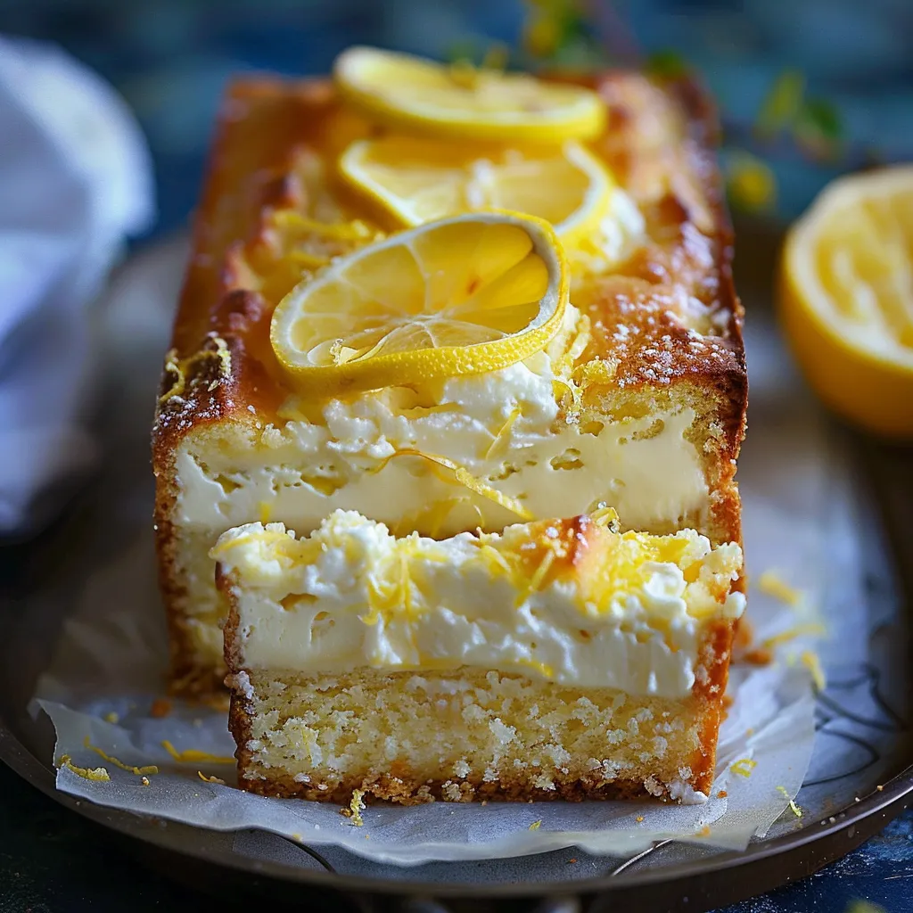 Moelleux Citron Fromage Frais - Facile et Gourmand