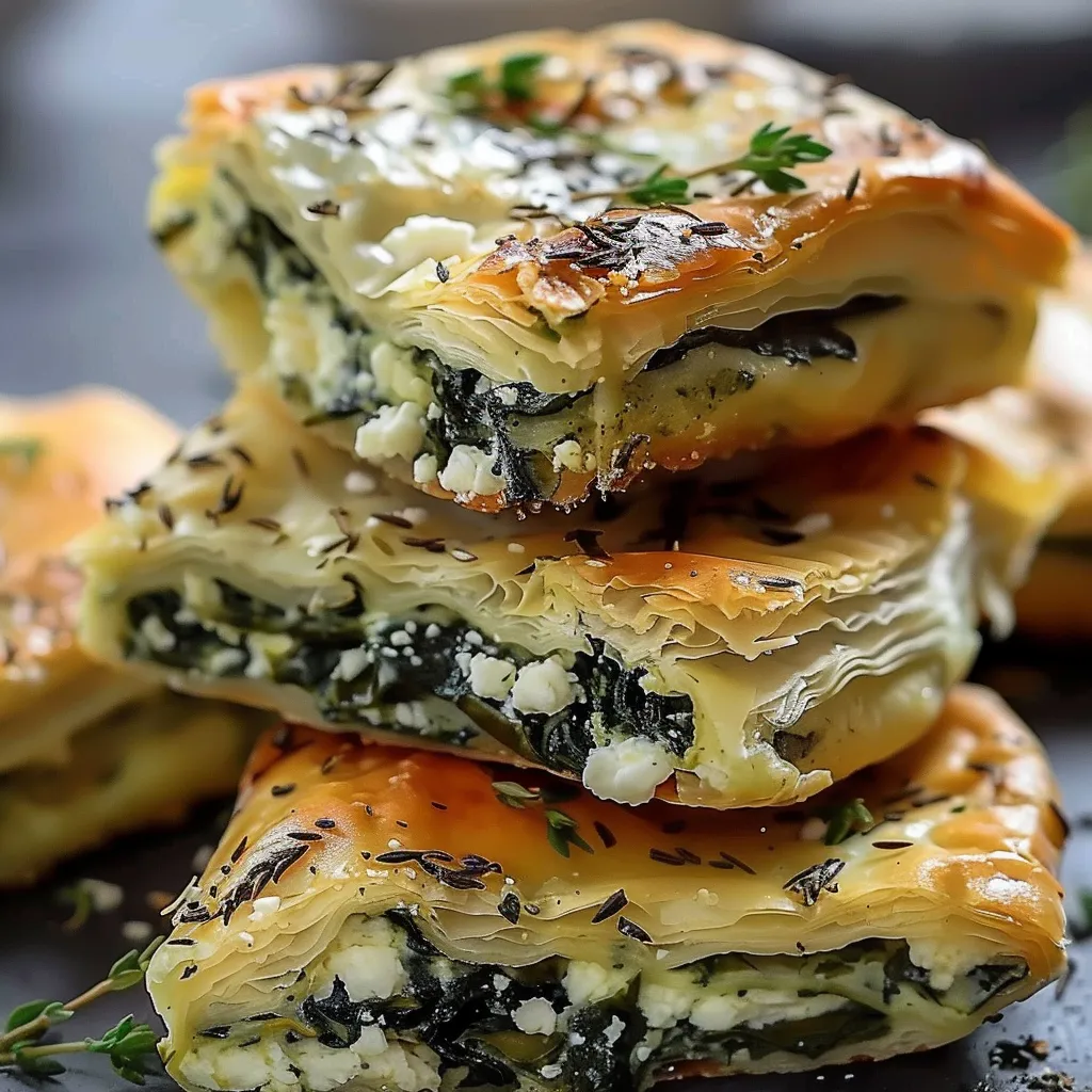 Biscuits Spanakopita - Apéro Grec Facile