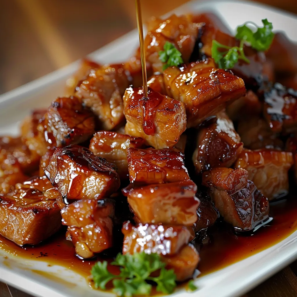 Porc caramélisé hyper gourmand