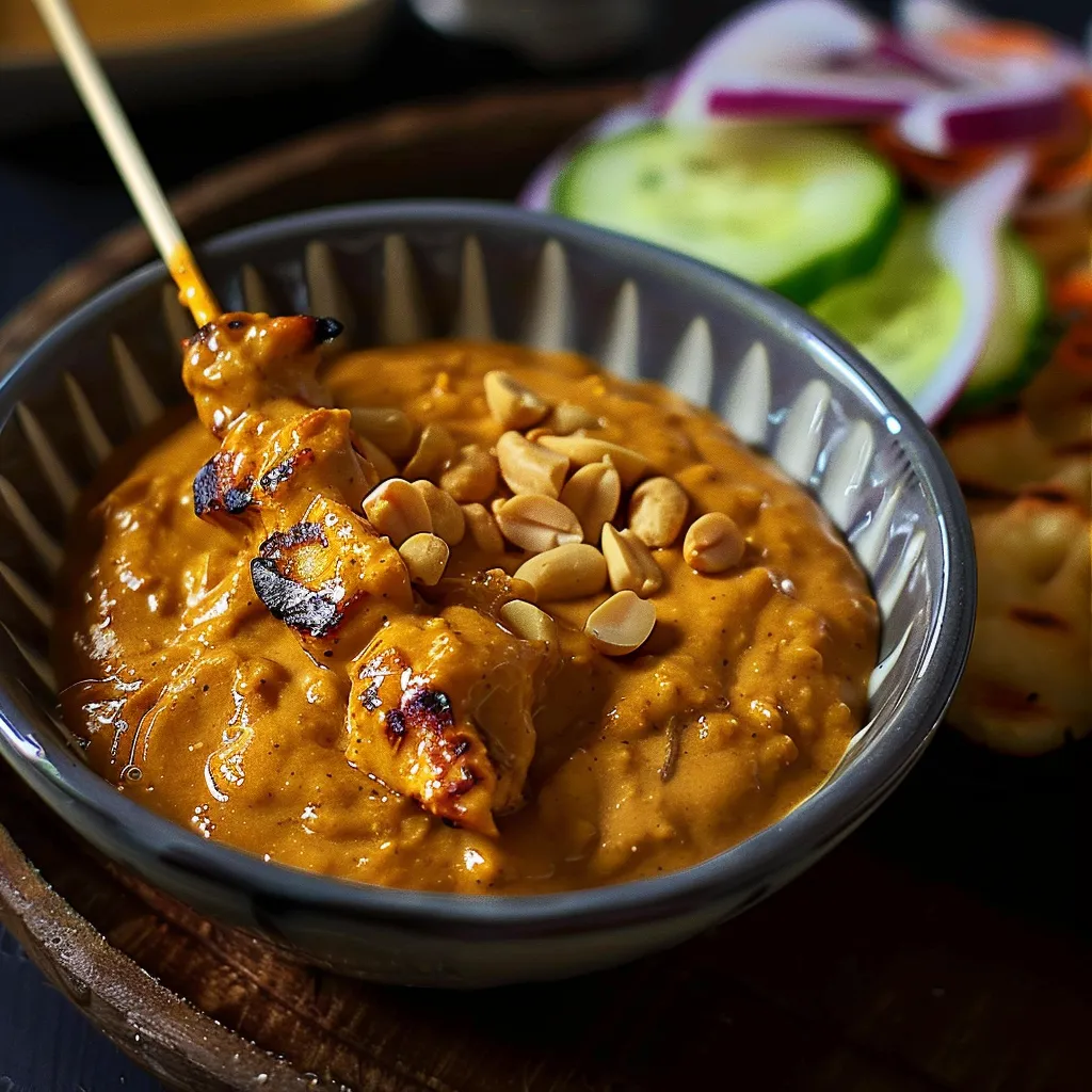Délicieuse sauce thaï aux arachides