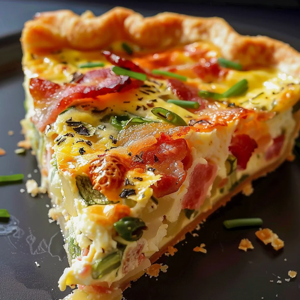 Quiche maison facile et généreuse