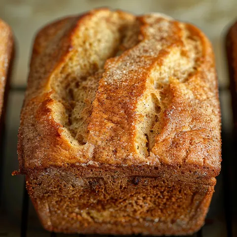 Douceur moelleuse de pain aux pommes et cannelle