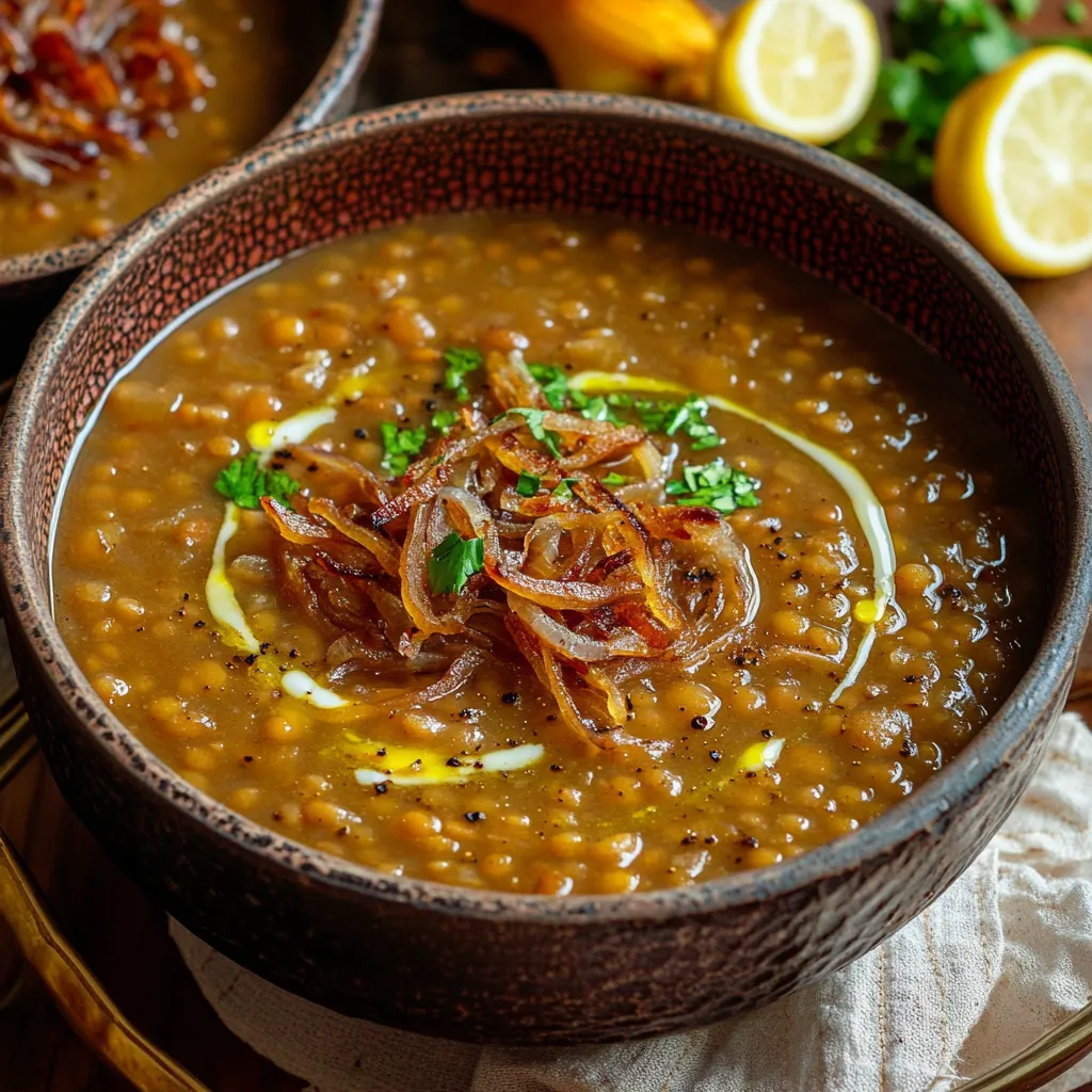 Adasi - Soupe Persane aux Lentilles Facile et Savoureuse