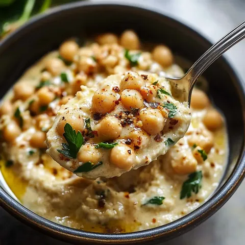 Pois Chiches Méditerranéens au Tahini