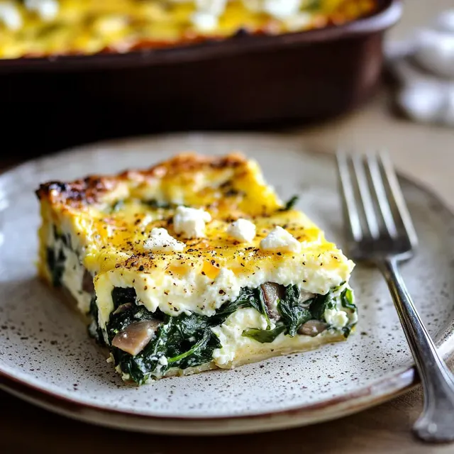 Plat Léger aux Œufs, Épinards et Fromage