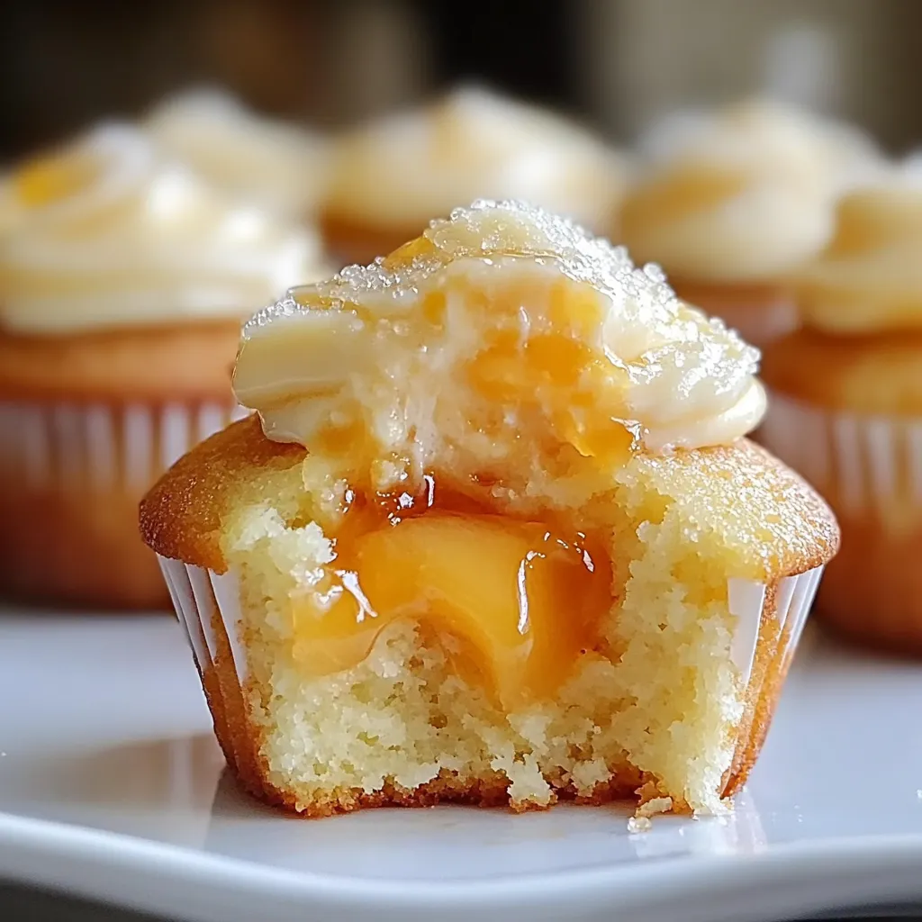 cupcakes moelleux au miel et à la pêche