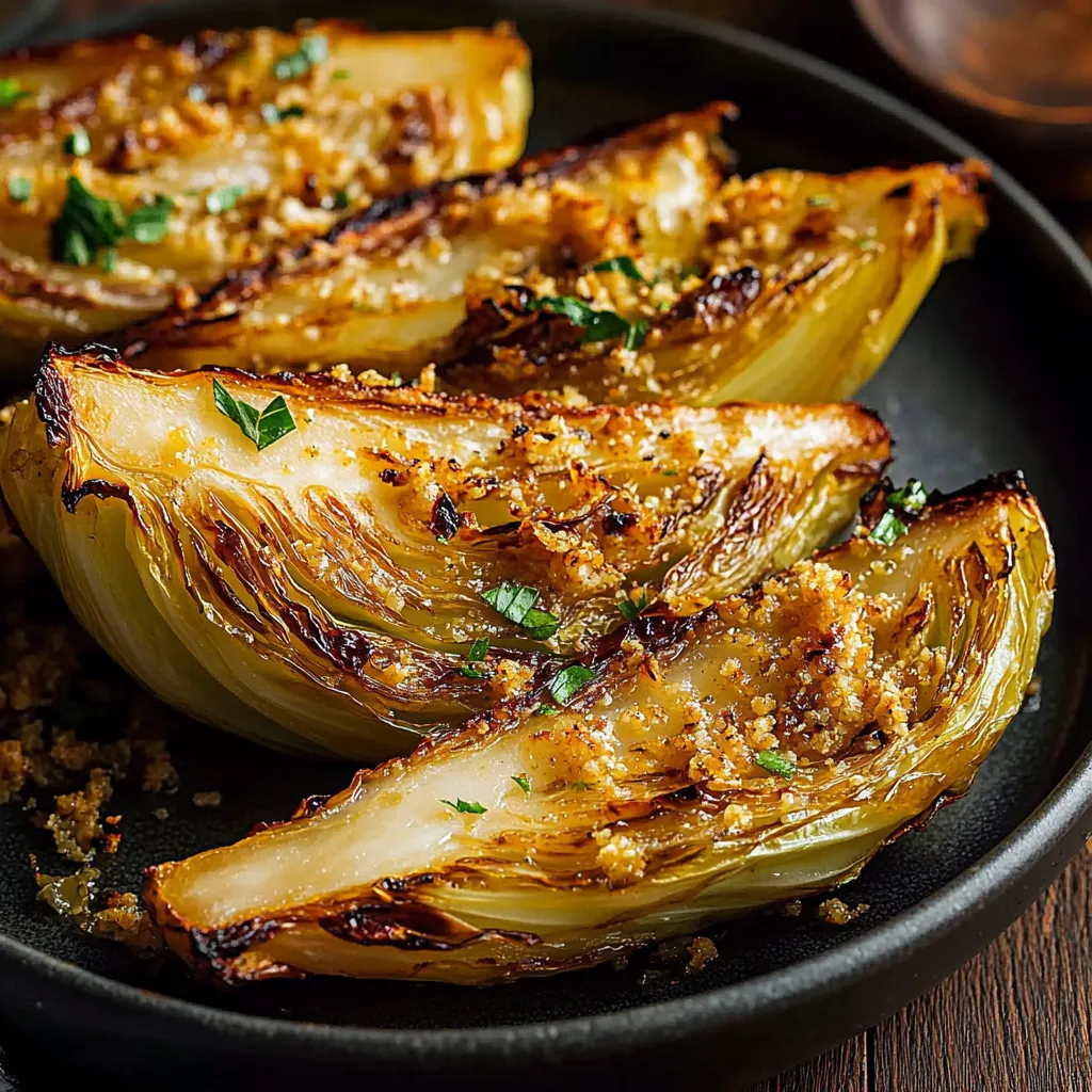 Chou Grillé avec Beurre Miso et Chapelure