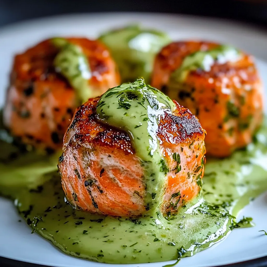Délicieuses Boulettes de Saumon et Sauce Avocat