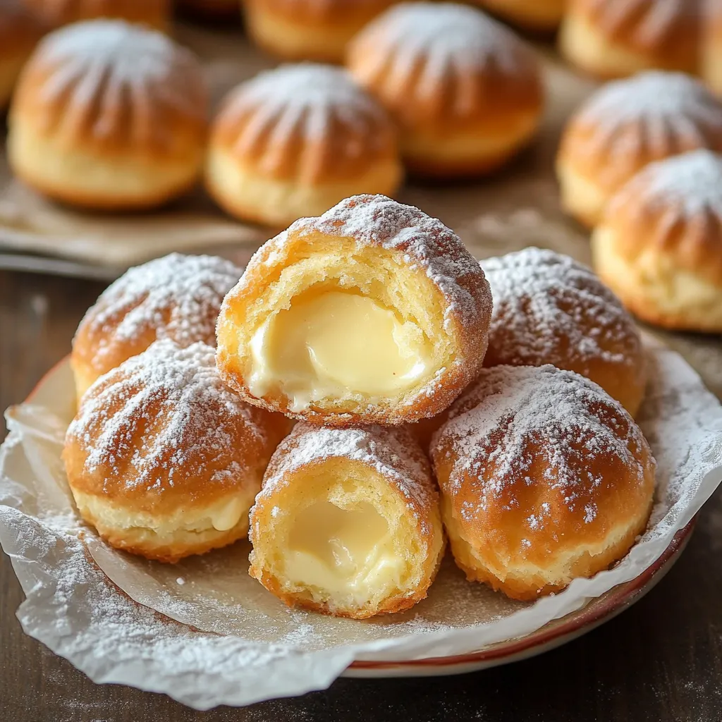 Délicieux Beignets à Crème