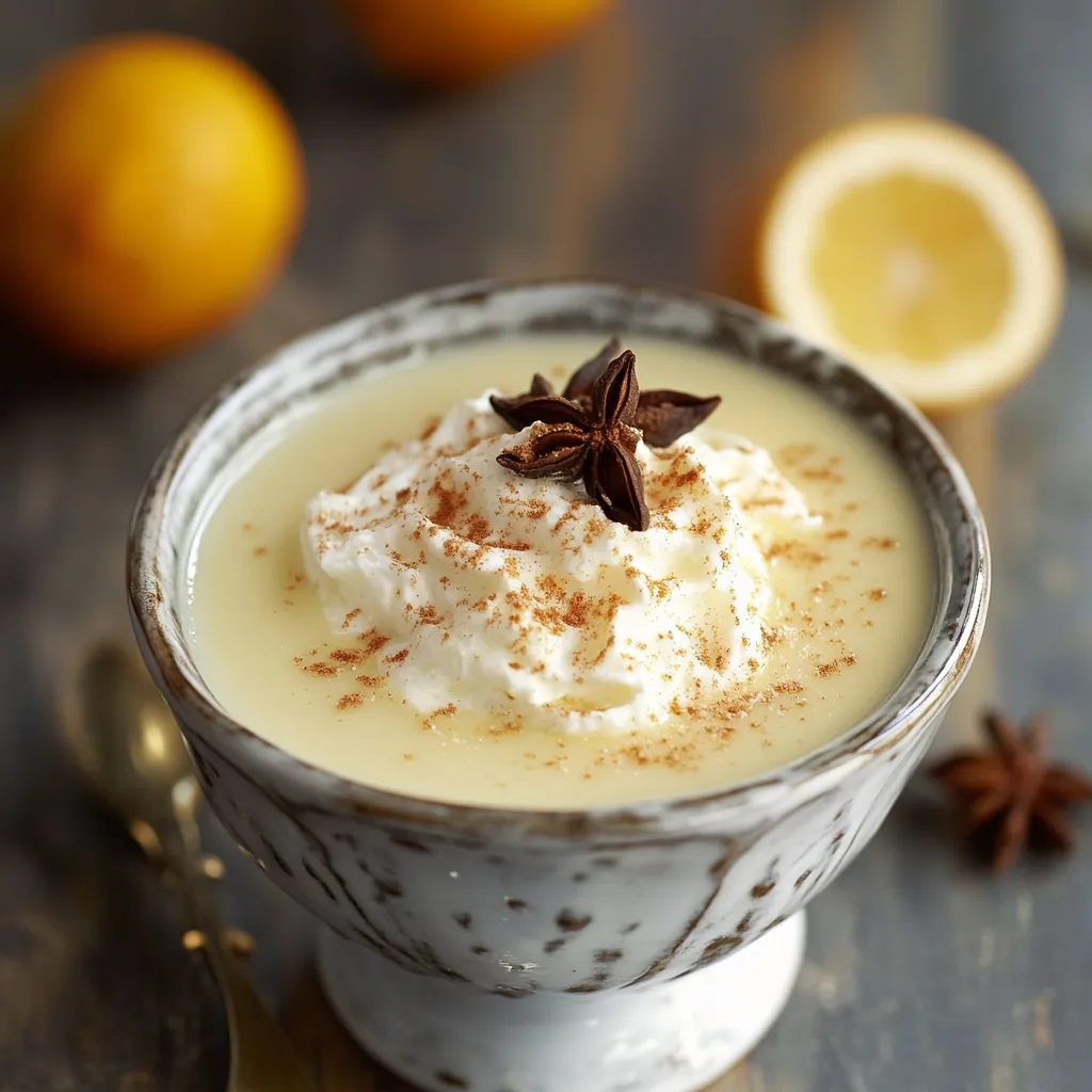 Pudding Vanille et Épices, Chantilly Cognac Gourmande