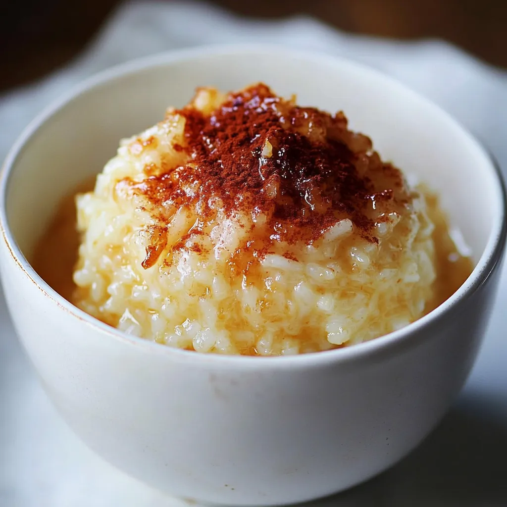 Riz au Lait Onctueux Coco & Caramel Brûlant