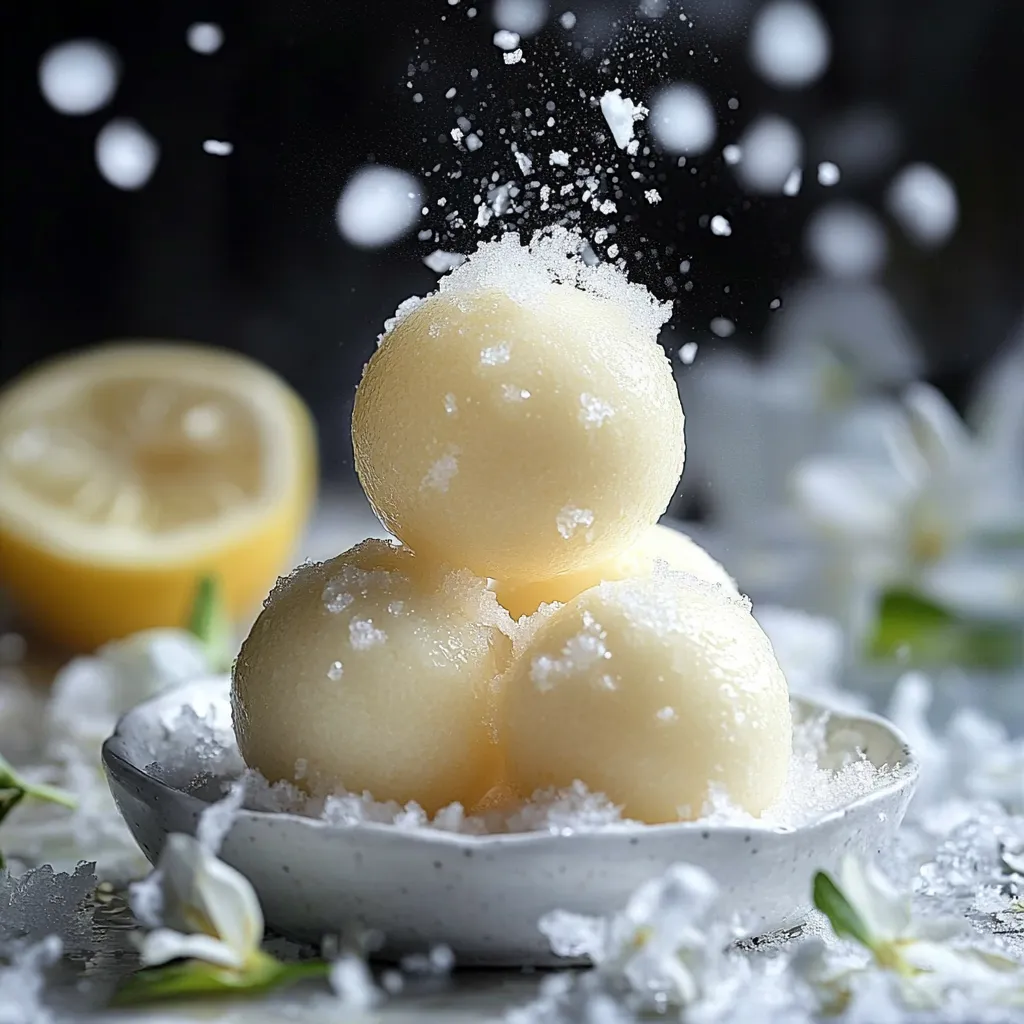 Douces bouchées aux Biscuits Moelleux au Citron