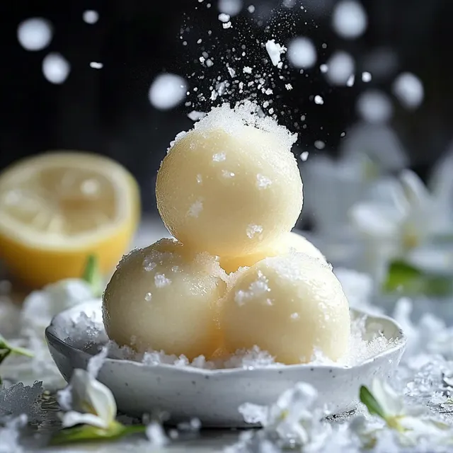 Douces bouchées aux Biscuits Moelleux au Citron