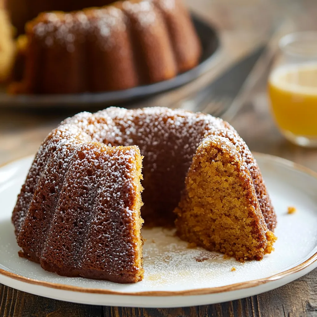 Un gâteau sans gluten ultra moelleux, au miel parfumé et aux épices réconfortantes