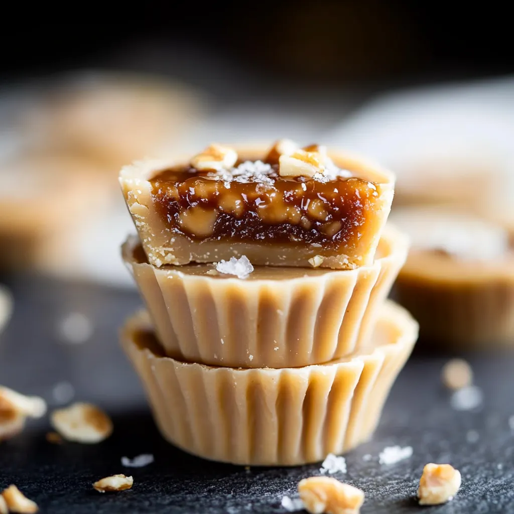 Dessert surgelé sans cuisson où le tahini rencontre la douceur sucrée des dattes