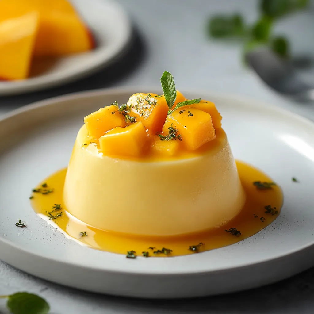 Un dessert italien revisité ici avec la douceur de la mangue et une incroyable onctuosité