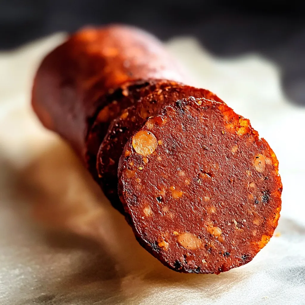 Délicieux Pepperoni Végétal