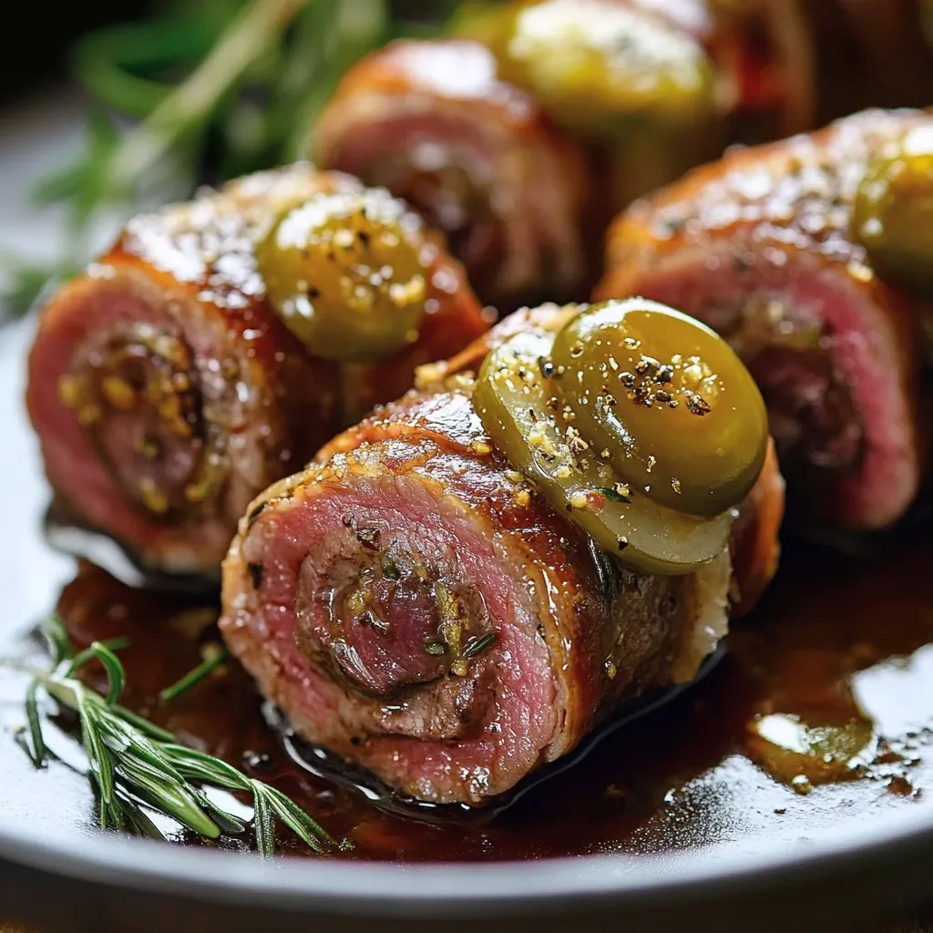 Délicieux Rouleaux de Bœuf