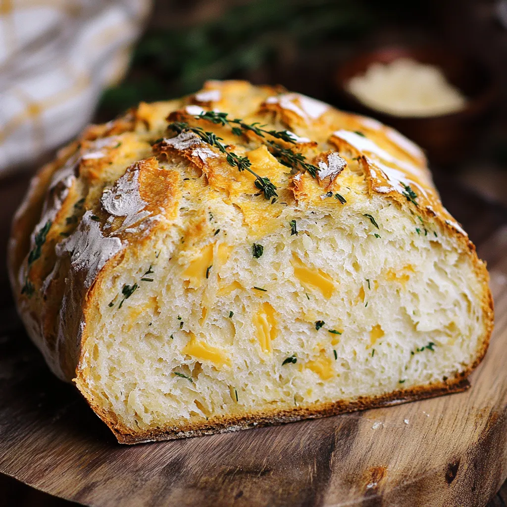 Pain Rapide Cheddar et Herbes
