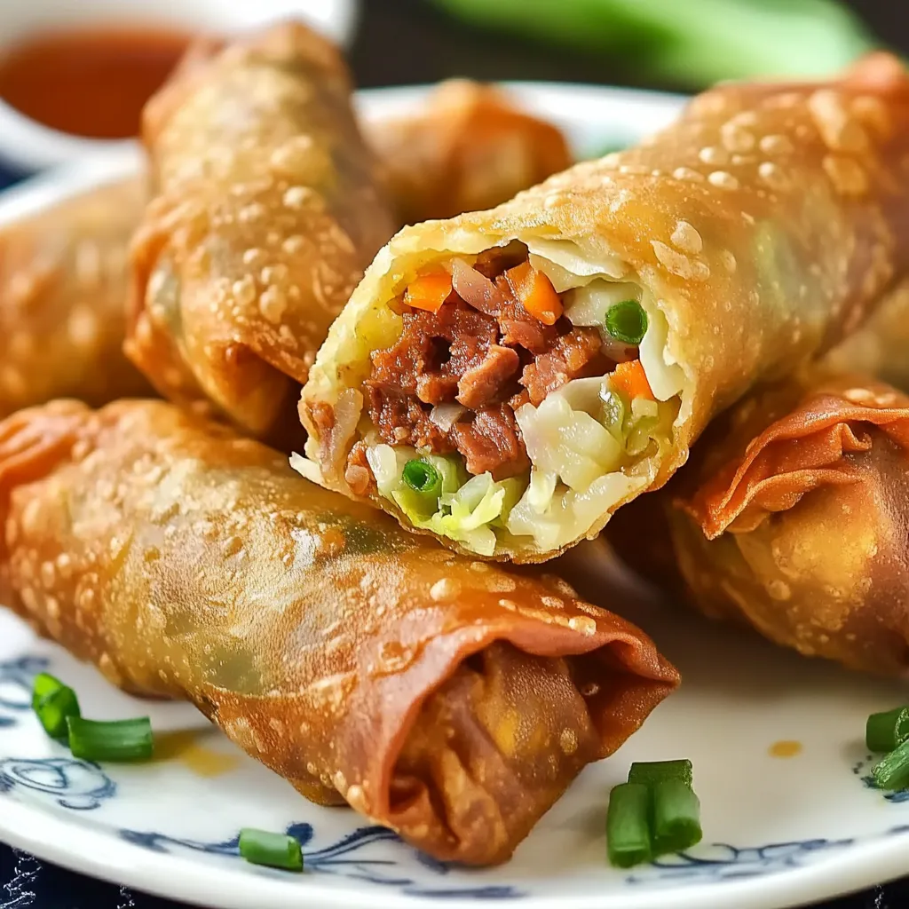 Rouleaux croustillants façon irlandaise au corned beef et légumes