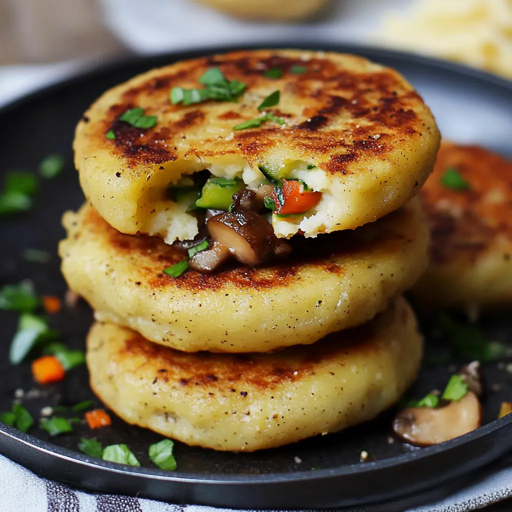Délicieuses galettes vegan dorées