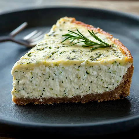 Cheesecake savoureux courgette et fromage
