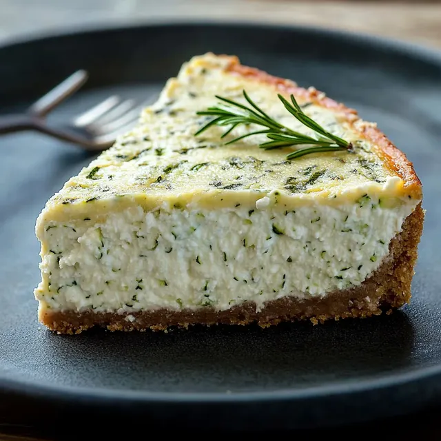 Cheesecake savoureux courgette et fromage