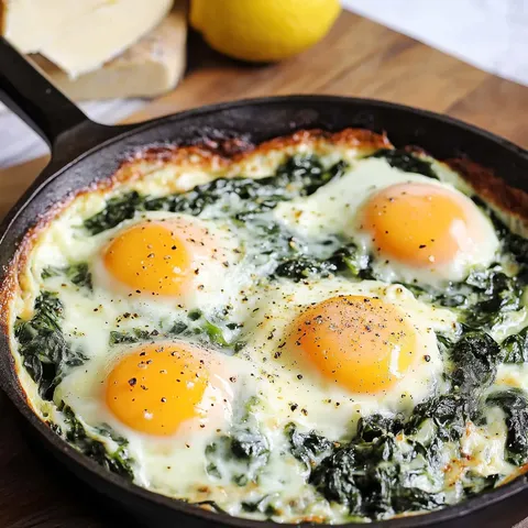 Généreux oeufs Florentine fondants