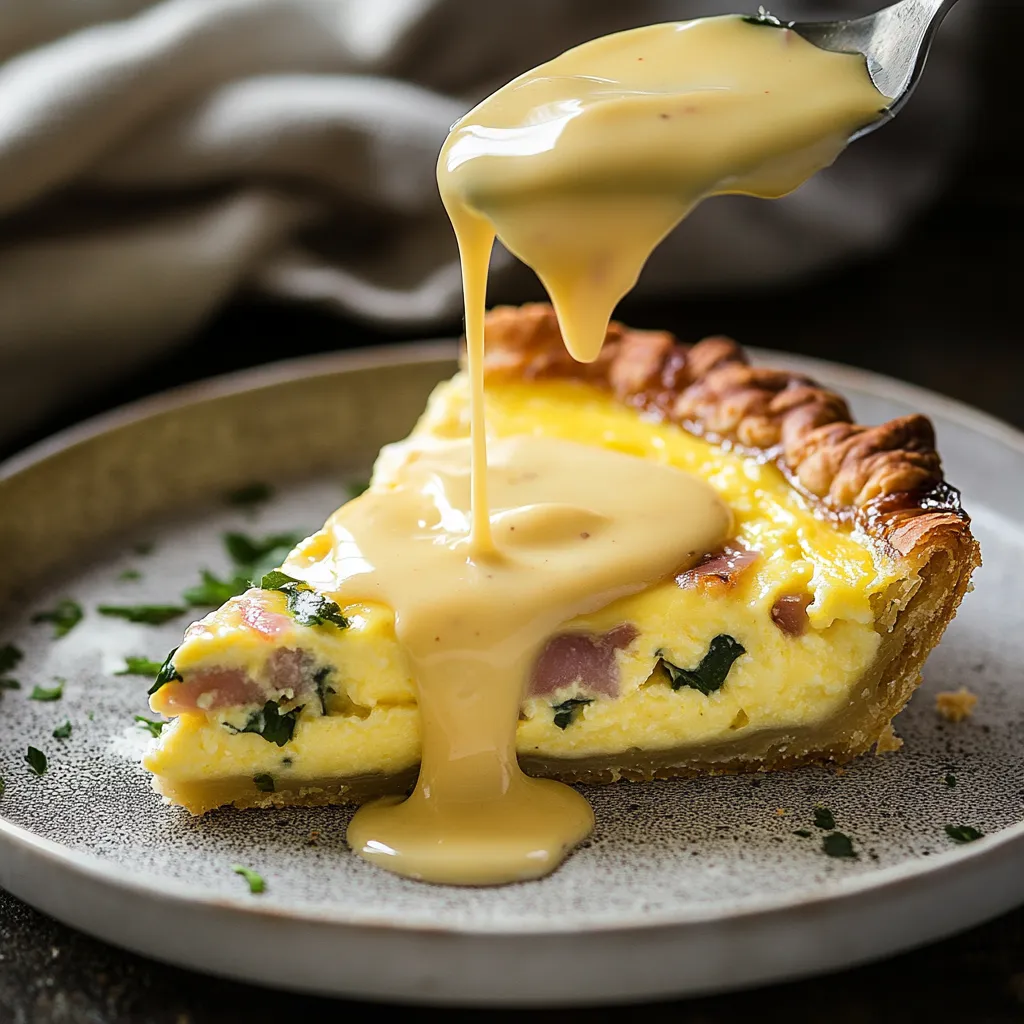 Quiche œufs hollandaise