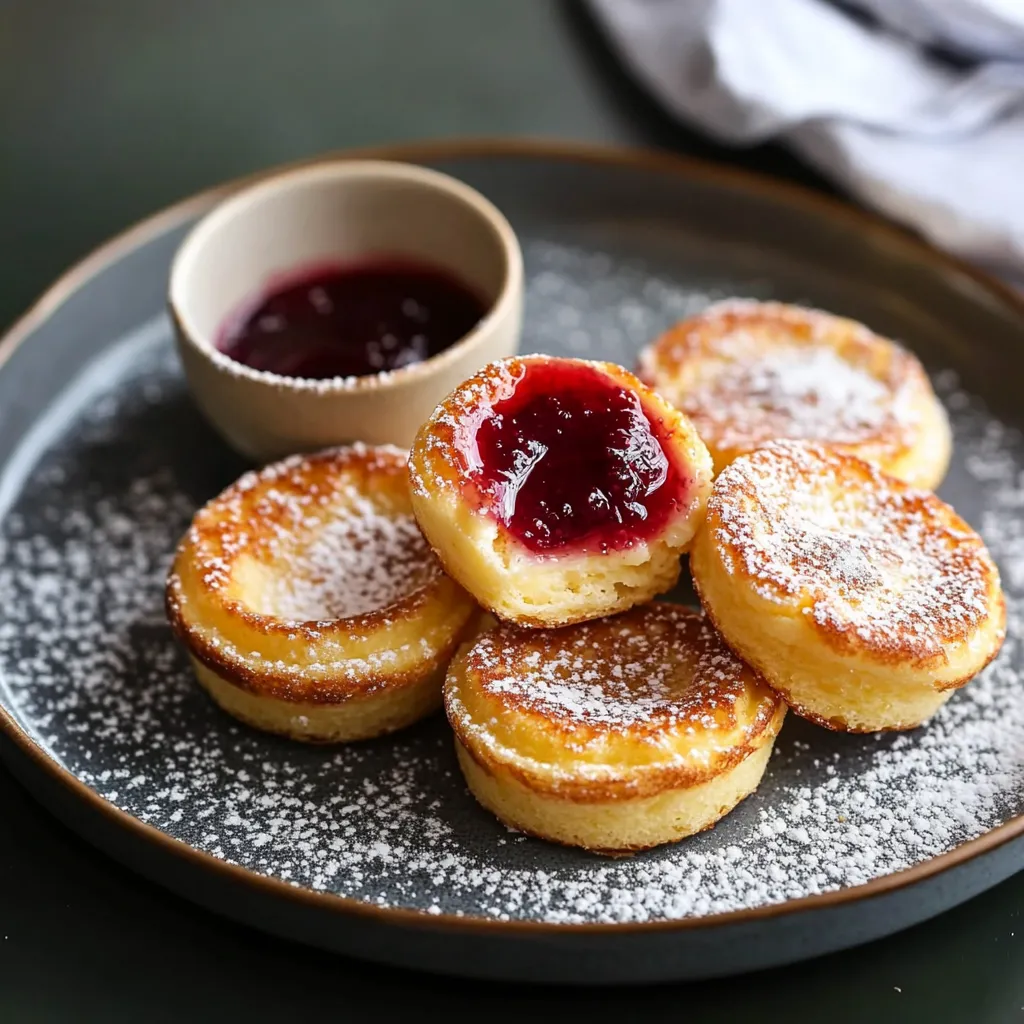 Petits pancakes moelleux au four