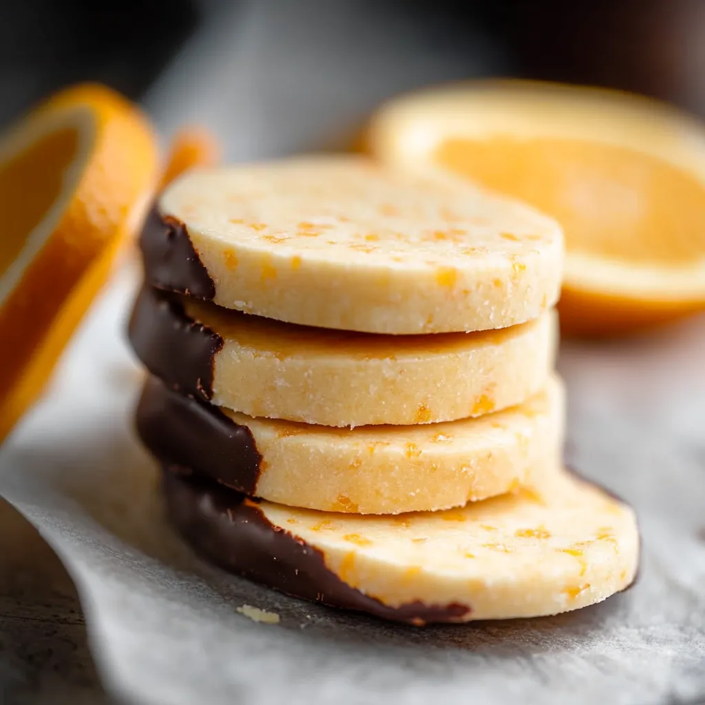 Sablés orange chocolat craquants
