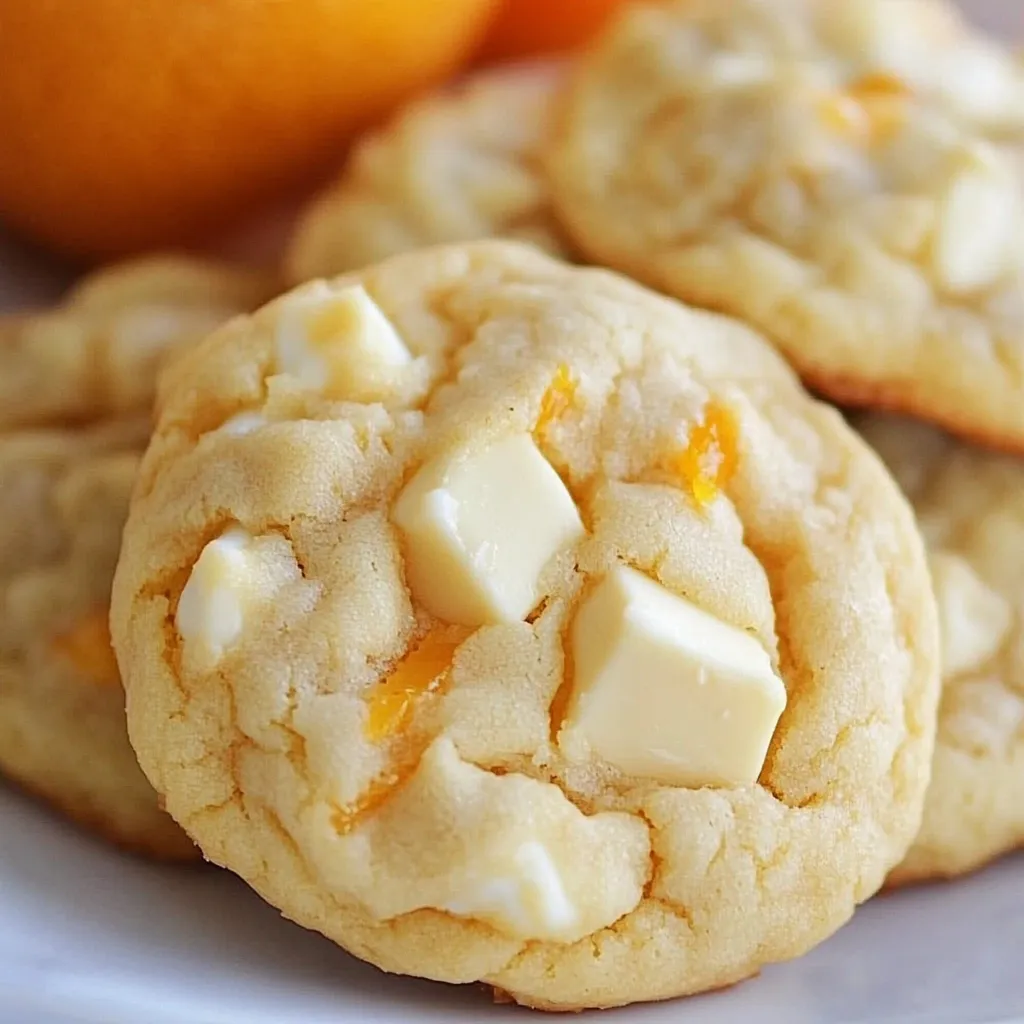 Cookies extra moelleux orange chocolat blanc