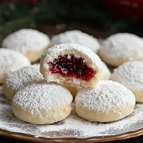 Délices aux amandes et framboises