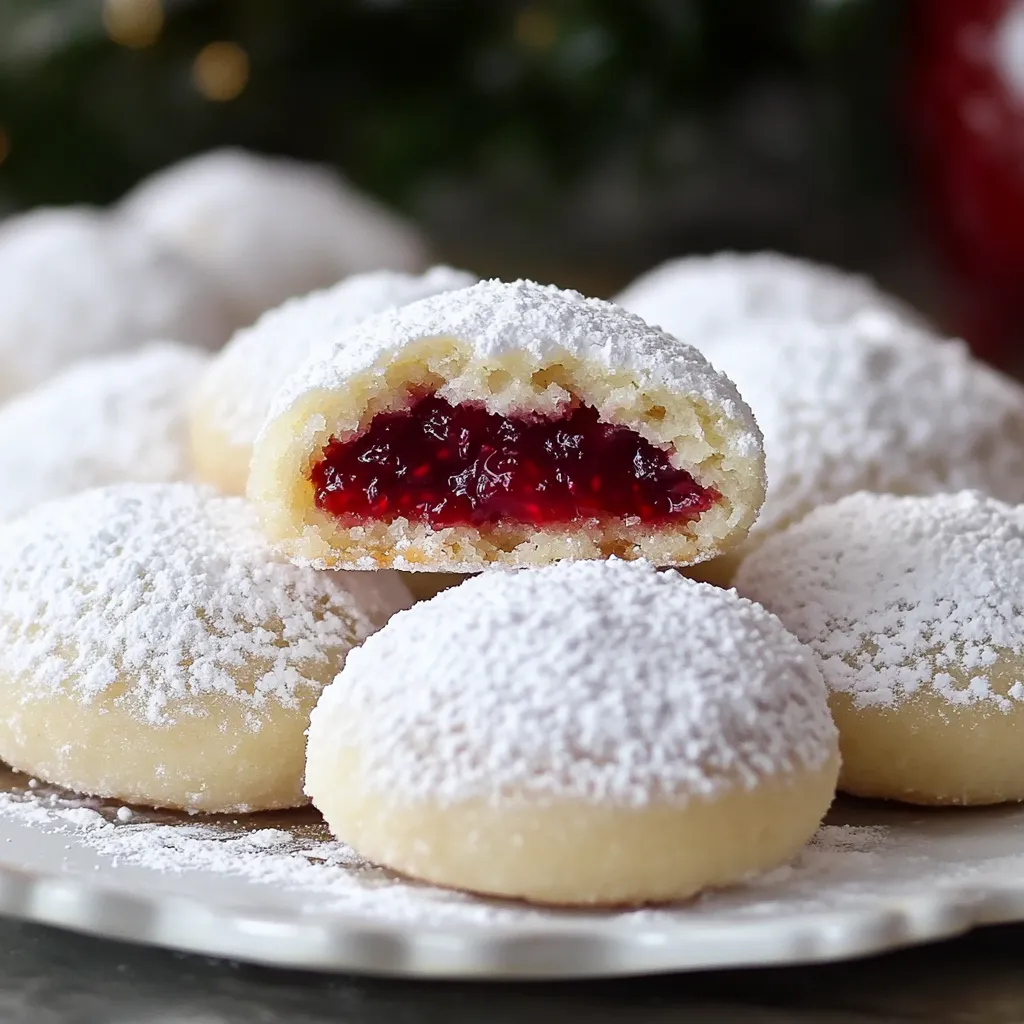 Biscuits moelleux amande et framboise