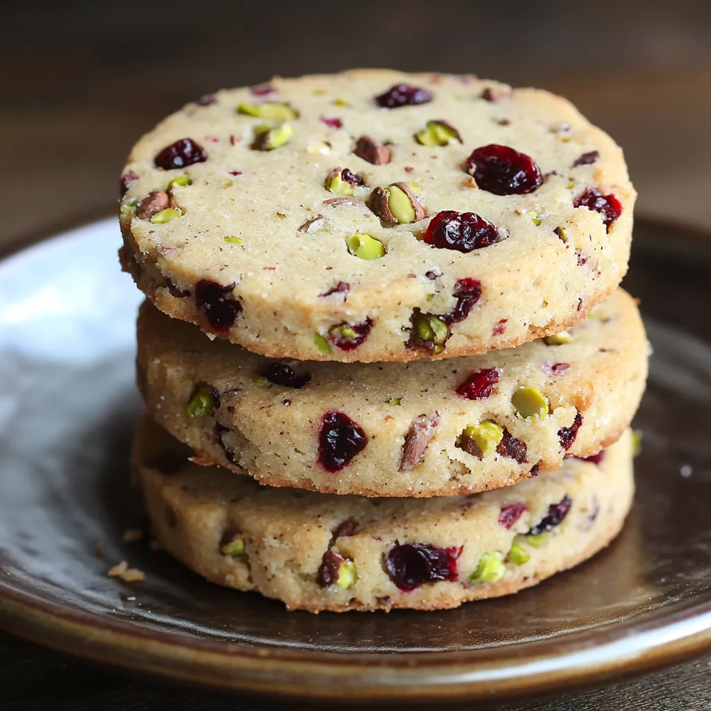 Biscuits pistaches cranberry simples à préparer