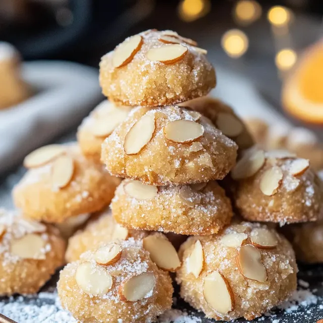 Moelleux Ricciarelli italiens aux amandes
