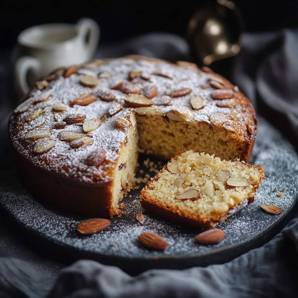 Gâteau moelleux amande cardamome