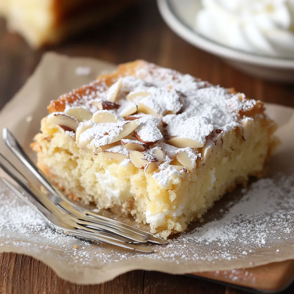 Gâteau moelleux suédois avec amandes