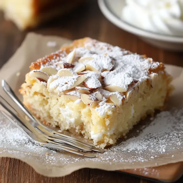 Gâteau moelleux suédois avec amandes