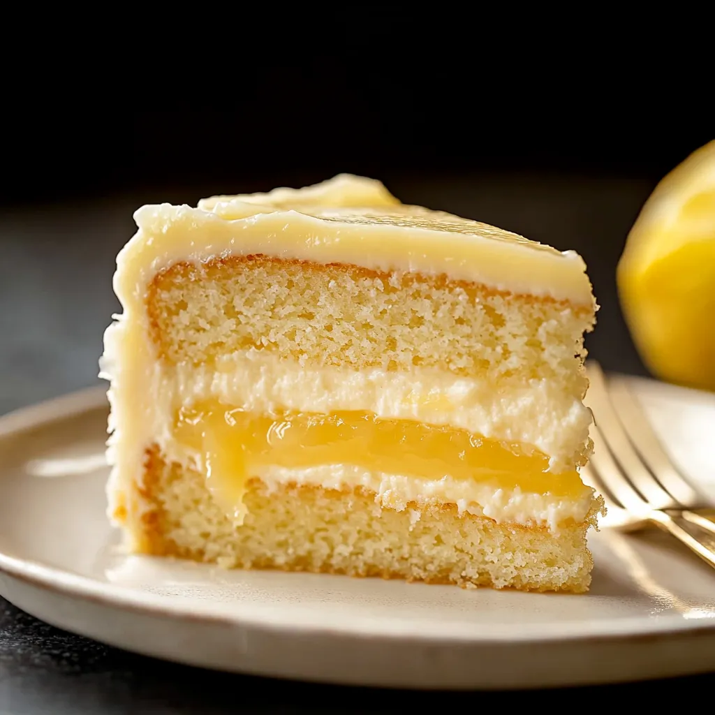 Lemon Curd et gâteau tendre